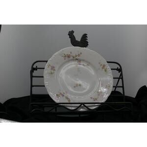 Haviland FR Limoges Dinner Plate Set: Vintage French Floral Porcelain, Set of 5